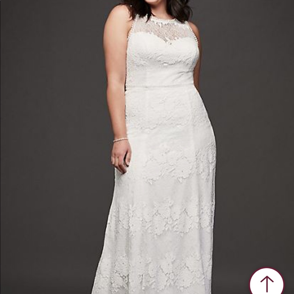 BRAND NEW WITH TAGS David’s Bridal Lace Wedding Dress size 20